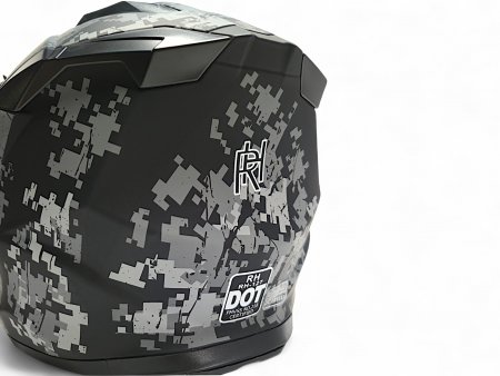 Кроссовый мотошлем RH 127 Black/Grey