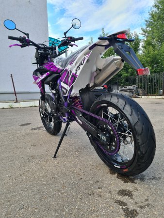 Эндуро кроссовый мотоцикл Progasi Super Max 250SM фиолетовый