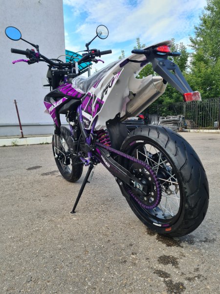 Эндуро кроссовый мотоцикл Progasi Super Max 250SM фиолетовый