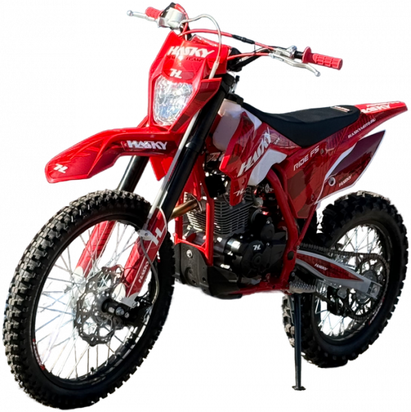 Эндуро кроссовый мотоцикл Hasky F5 Ride New красный