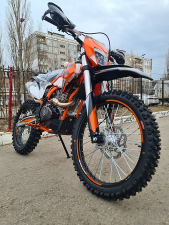 Эндуро кроссовый мотоцикл OXO PRIDE YB250 оранжевый