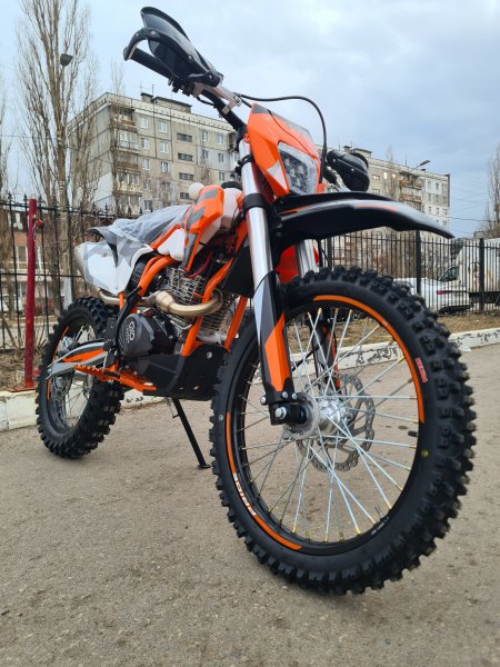 Эндуро кроссовый мотоцикл OXO PRIDE YB250 оранжевый