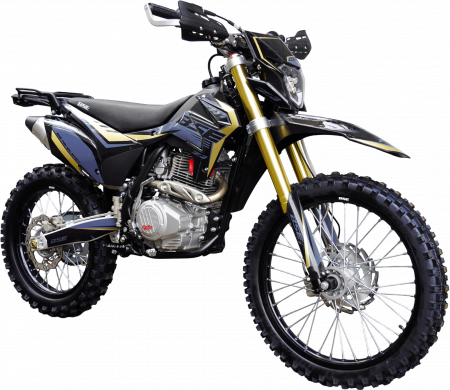 Эндуро кроссовый мотоцикл BSE Z3 19/16 (130) gold black
