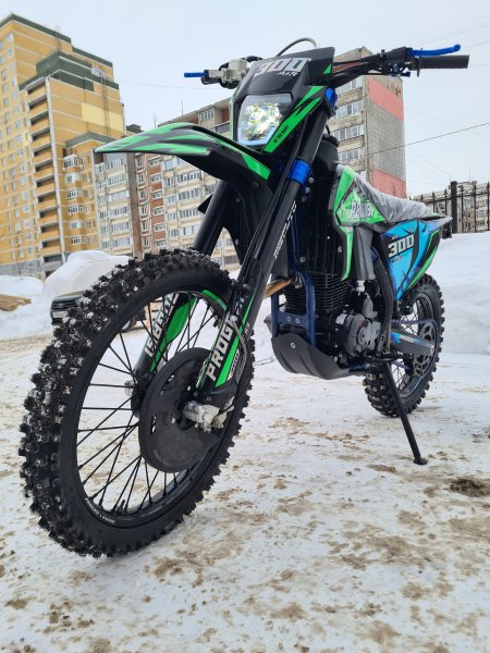 Эндуро кроссовый мотоцикл Progasi Race 300 Air синий