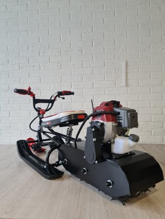 Детский бензиновый снегоход Snow Kids Lux 4T черный