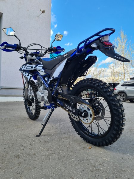 Эндуро кроссовый мотоцикл WELS MX250R3 синий