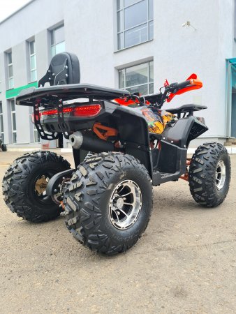 Детский бензиновый квадроцикл Gladiator G125 черно - оранжевый