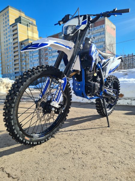 Эндуро кроссовый мотоцикл Progasi Super Max 300 синий