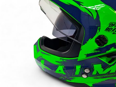 Детский шлем Aim JK802Y Green Blue
