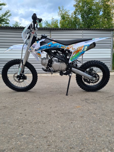 Питбайк SSSR Core 125 SA 17/14 Blue White Monster