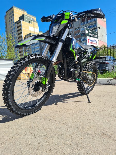 Эндуро кроссовый мотоцикл OXO VENOM 250 зеленый