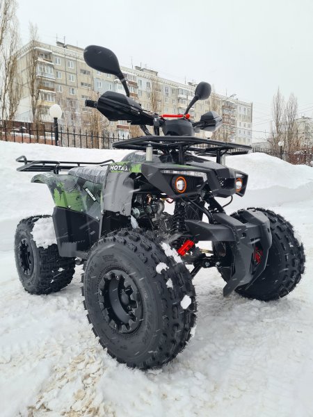 Детский бензиновый квадроцикл Motax ATV Grizlik Super Lux 125cc (AB) зеленый камуфляж