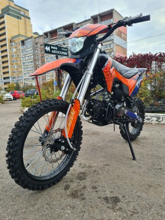 Питбайк BSE EX 125E (020) 17/14 Blue Orange Ant