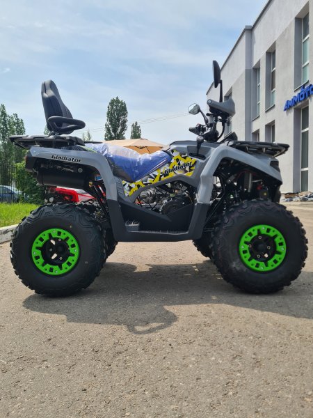 Бензиновый квадроцикл Mikilon Gladiator F200 Long Lux серый
