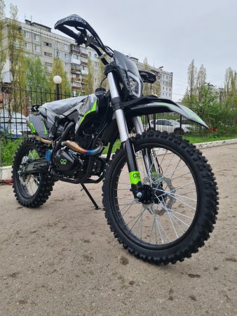 Эндуро кроссовый мотоцикл OXO VENOM 300 зеленый