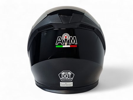 Кроссовый мотошлем Aim JK526 Black Glossy