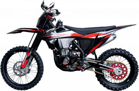 Эндуро кроссовый мотоцикл BSE T8 Sport  red storm
