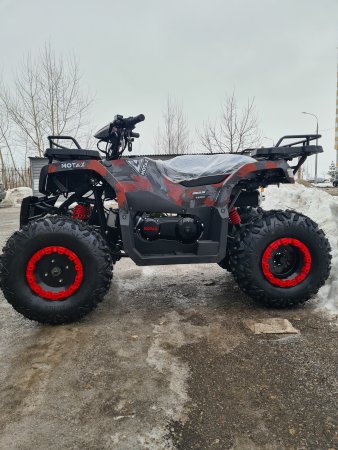 Бензиновый квадроцикл Motax ATV Grizlik T200 красный камуфляж