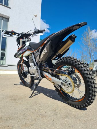 Эндуро кроссовый мотоцикл WELS PR300 оранжевый