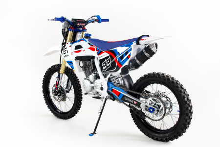 Эндуро кроссовый мотоцикл Motax XR 250 бело-синий