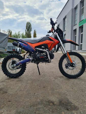 Питбайк BSE EX 125E (020) 17/14 Blue Orange Ant