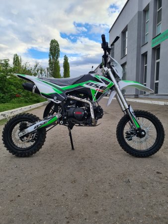 Питбайк BSE EX 125E (015) 14/12 зеленый