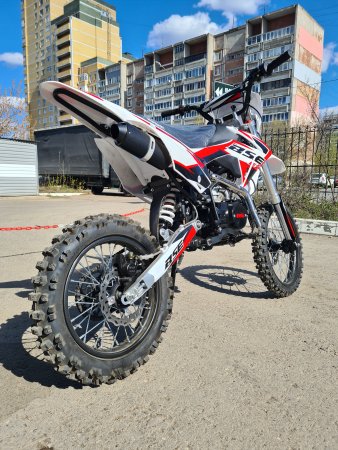 Питбайк BSE EX 125E (015) 17/14 красный