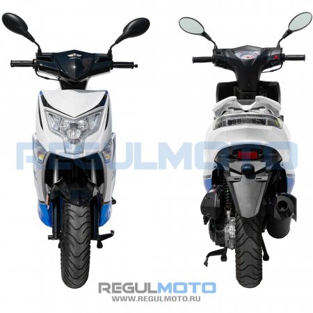 Скутер Regulmoto EAGLE 50 (LJ50QT-3L) колёса R12