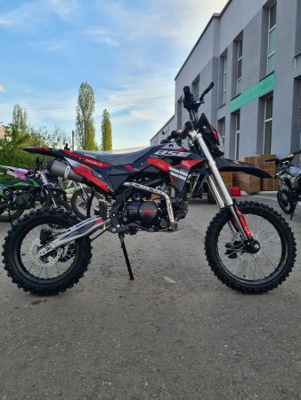 Питбайк BSE PH 125E AK47 17/14 красный