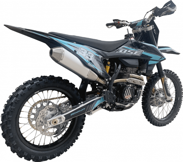 Эндуро кроссовый мотоцикл BSE T8 (015)  blue neon
