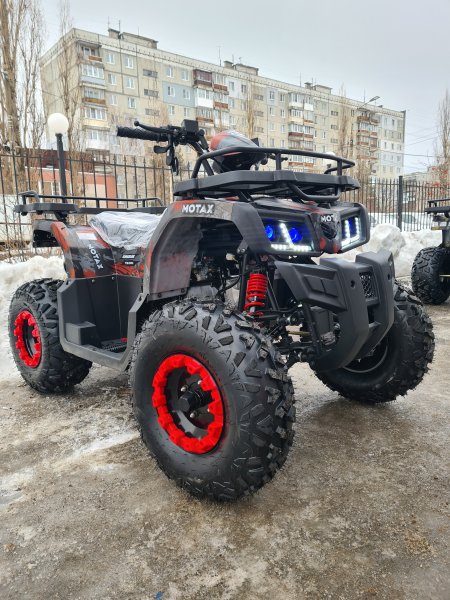 Бензиновый квадроцикл Motax ATV Grizlik T200 красный камуфляж