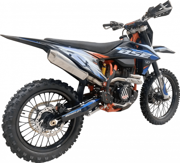 Эндуро кроссовый мотоцикл BSE T5 (015) factory blue