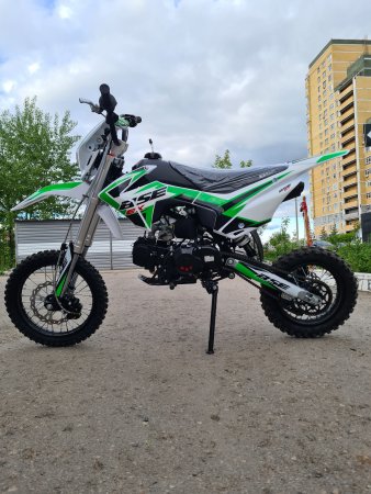 Питбайк BSE EX 125E (015) 14/12 зеленый