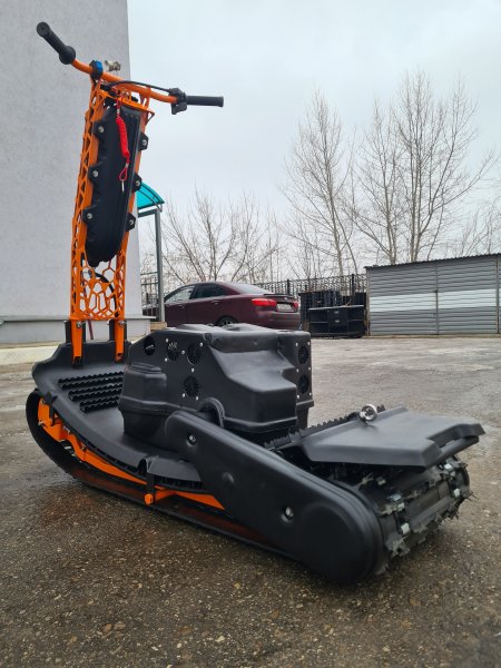 Мотосноуборд Sibmaster 4 оранжевый