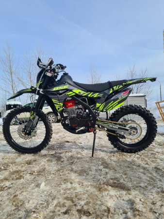 Эндуро кроссовый мотоцикл BSE Z5 (120) neon black