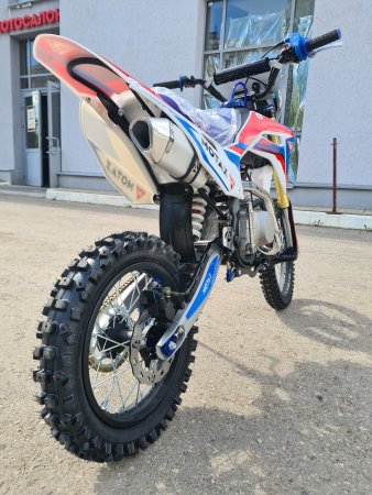 Питбайк Motax MX 125 - 17/14 бело-синий