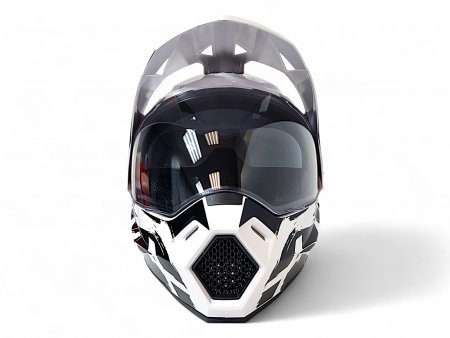 Детский шлем Aim JK802Y White Black