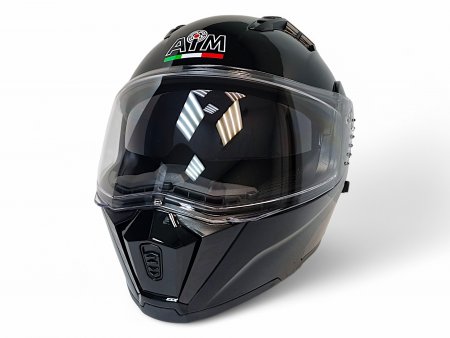 Шлем модуляр Aim JK906 Black Glossy