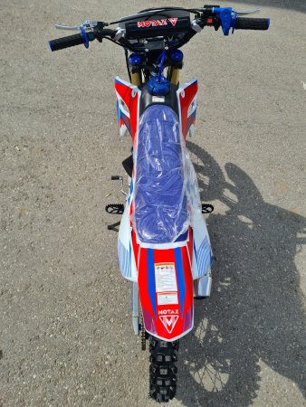 Питбайк Motax MX 125 - 17/14 бело-синий