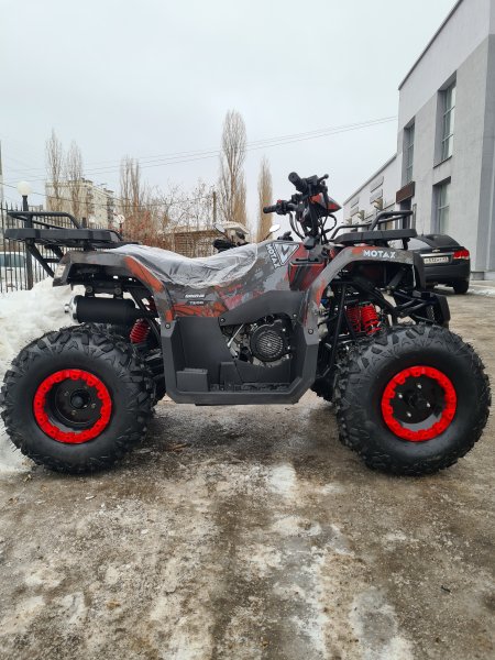 Бензиновый квадроцикл Motax ATV Grizlik T200 красный камуфляж