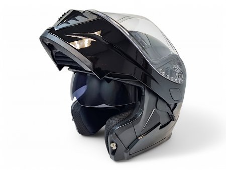 Шлем модуляр Aim JK906 Black Glossy