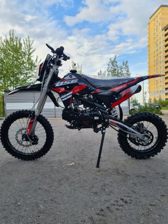 Питбайк BSE PH 125E AK47 17/14 красный