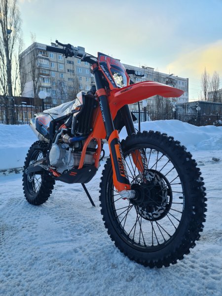 Эндуро кроссовый мотоцикл Progasi Hardcore 450 оранжевый