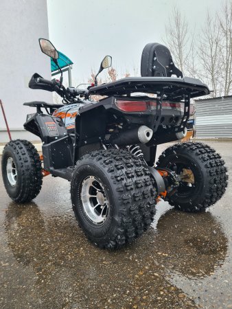 Детский бензиновый квадроцикл Dazzle ATV125 Lux черный