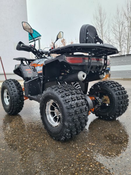 Детский бензиновый квадроцикл Dazzle ATV125 Lux черный