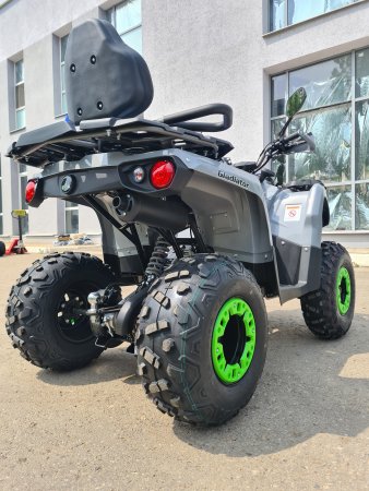 Бензиновый квадроцикл Mikilon Gladiator F200 Long Lux серый
