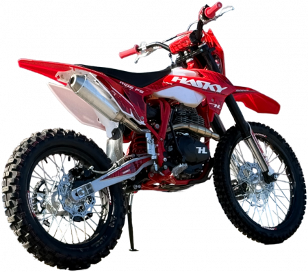 Эндуро кроссовый мотоцикл Hasky F5 Ride New красный
