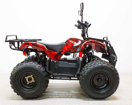 Детский электрический квадроцикл Green Camel Атакама T120 красный камуфляж