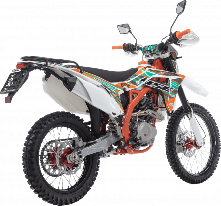 Эндуро кроссовый мотоцикл BSE Z6Y orange green