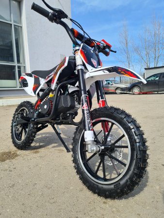 Питбайк Motax MiniCross 50 PS - 10/10 бело красный